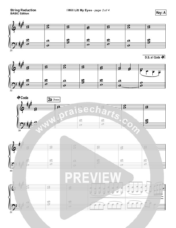 I Will Lift My Eyes Synth Strings (Bebo Norman)