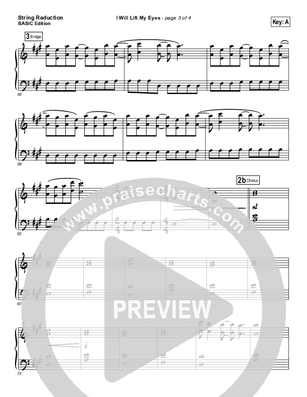 I Will Lift My Eyes Synth Strings (Bebo Norman)