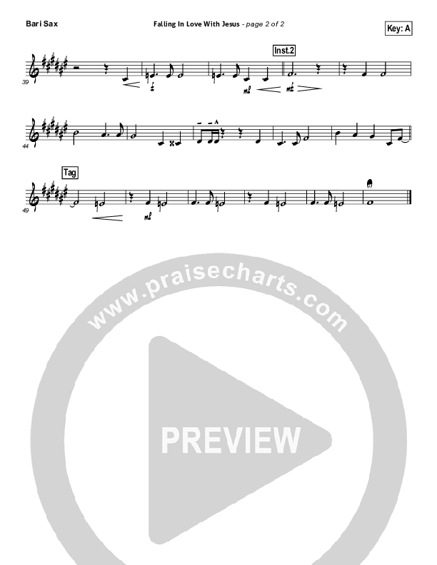 Falling In Love With Jesus Bari Sax (Jonathan Butler)