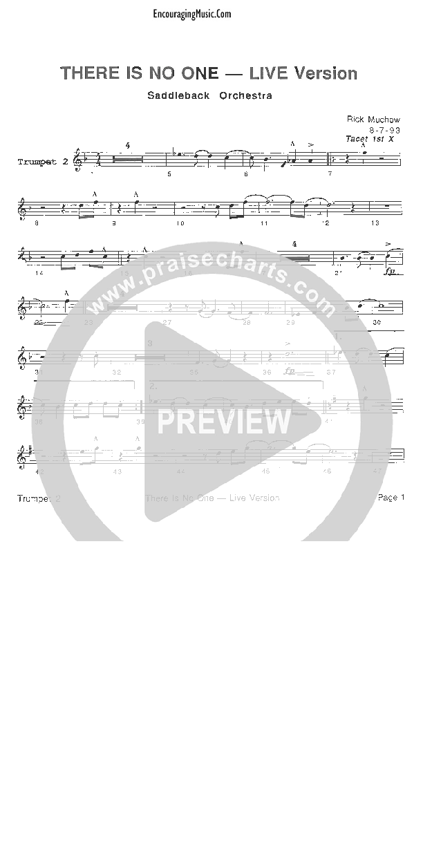 There Is No One Like The Lord Trumpet 2 (Rick Muchow)