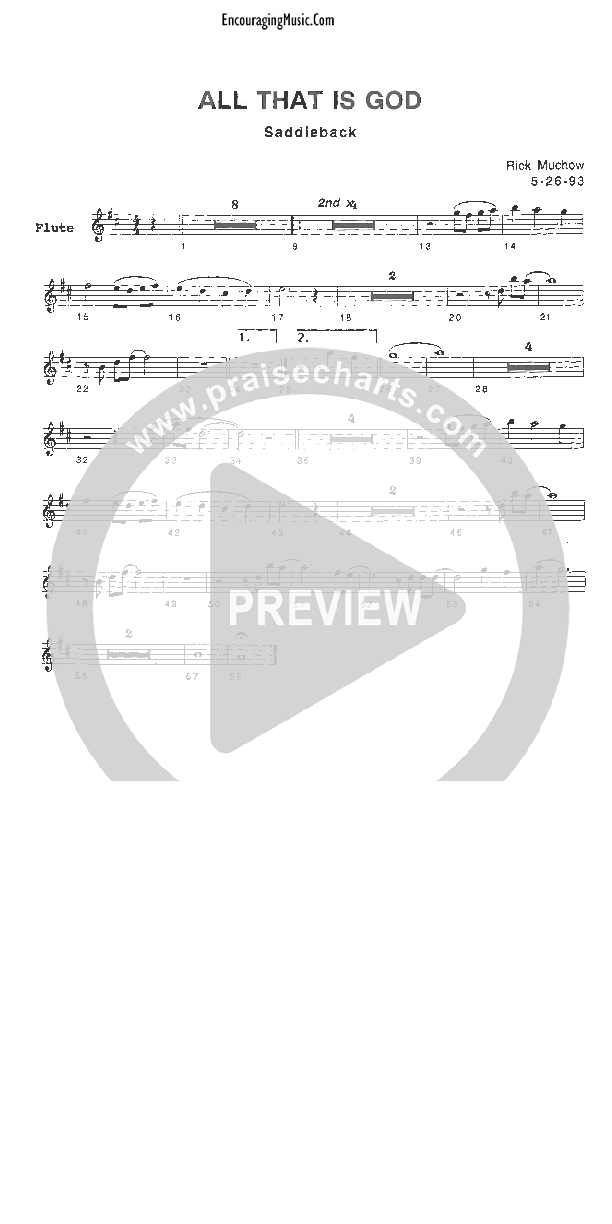 All That Is God Flute (Rick Muchow)