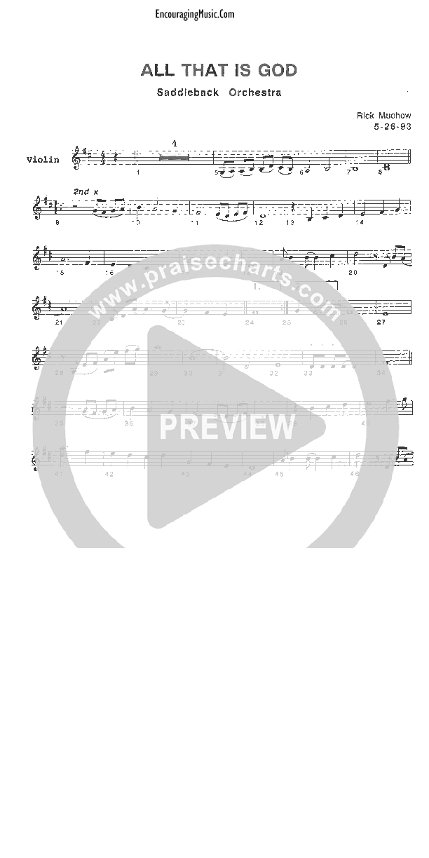 All That Is God Violins (Rick Muchow)