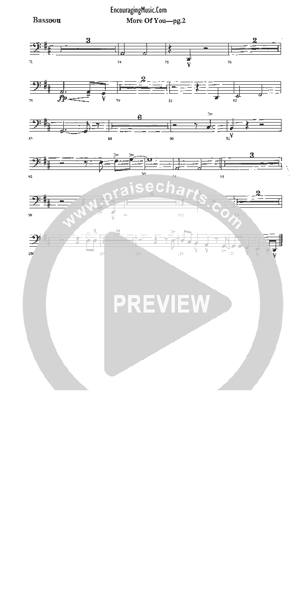 More of You Bassoon (Rick Muchow)