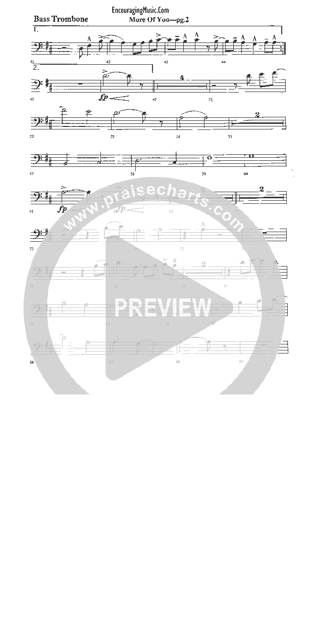 More of You Bass Trombone (Rick Muchow)