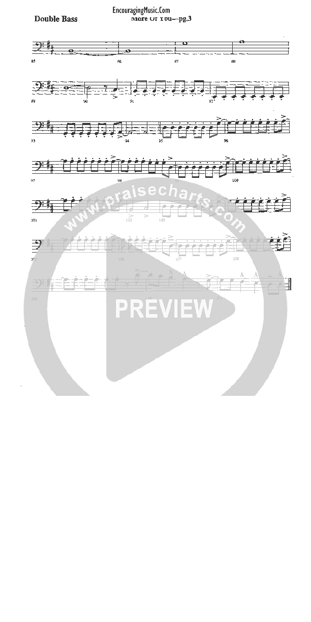 More of You Double Bass (Rick Muchow)