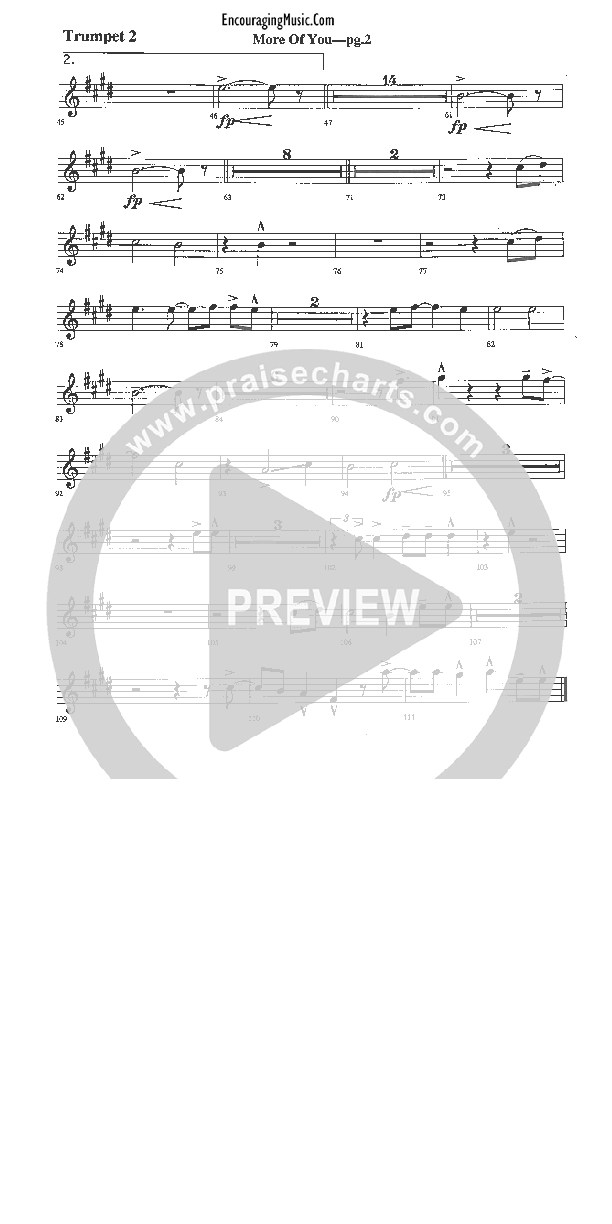 More of You Trumpet 2 (Rick Muchow)