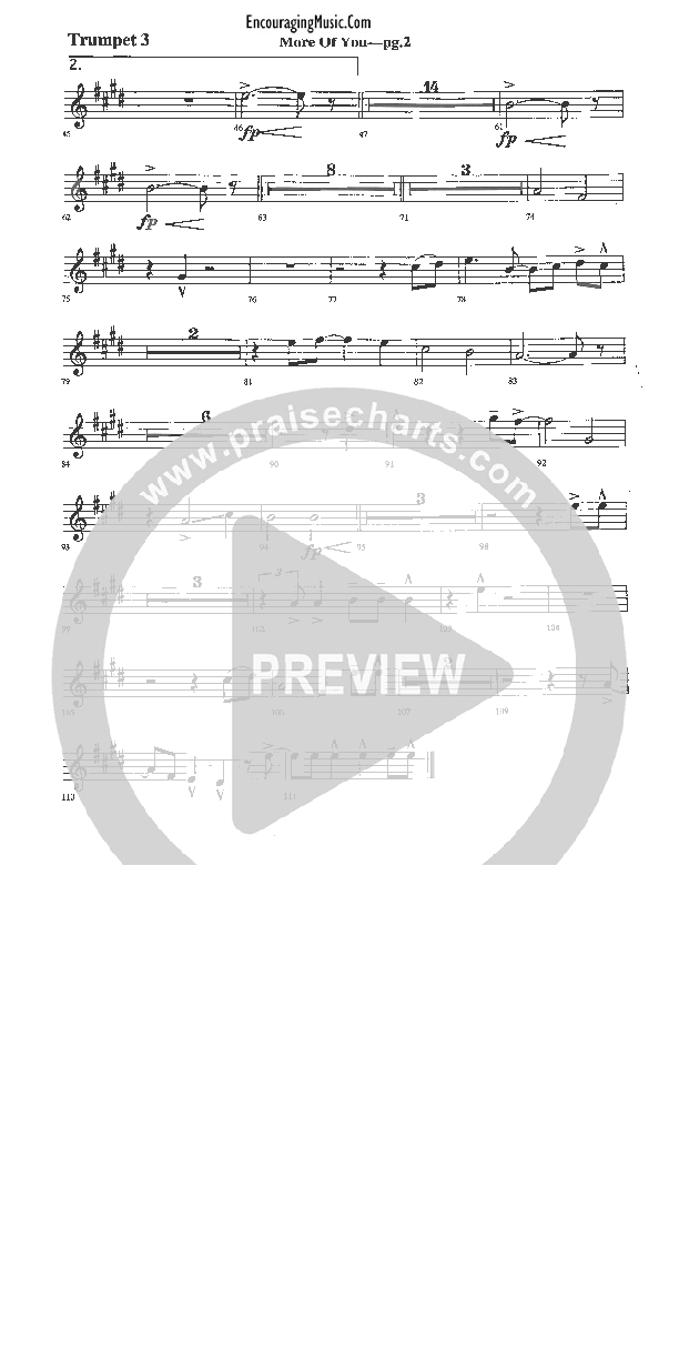 More of You Trumpet 3 (Rick Muchow)