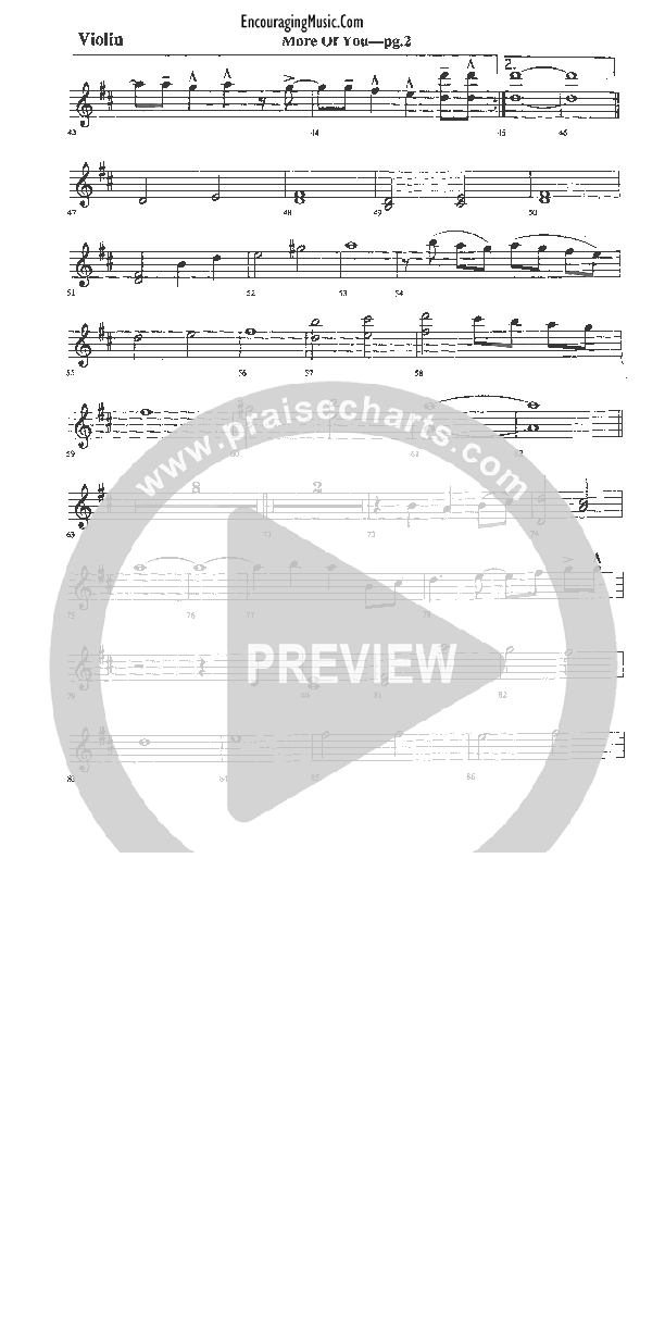 More of You Violins (Rick Muchow)