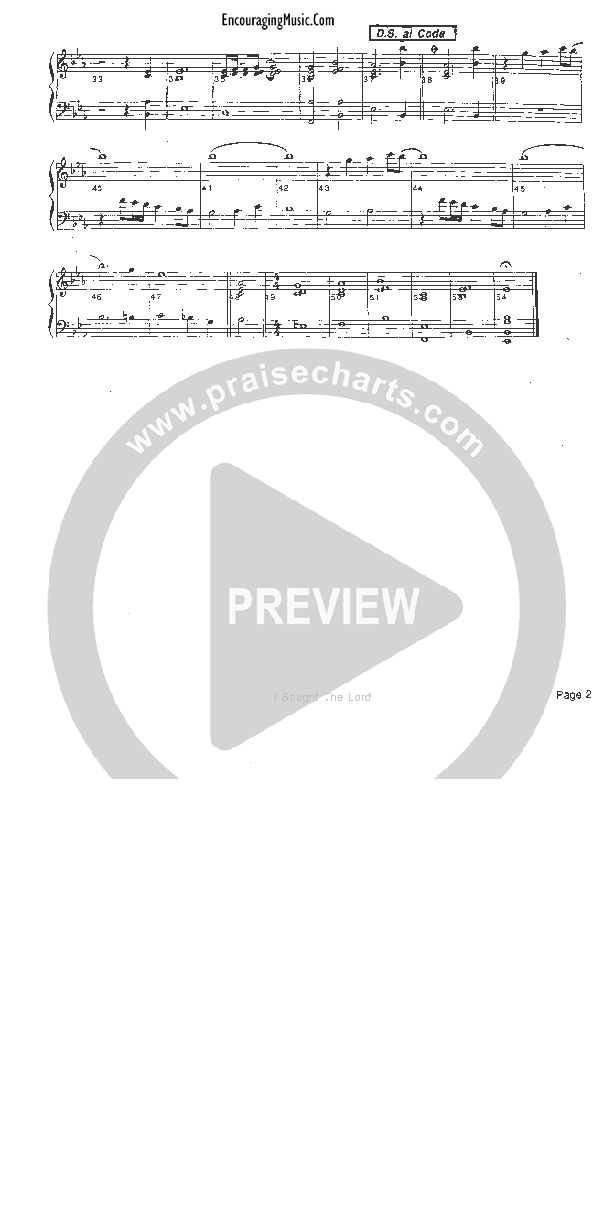 I Sought The Lord Strings (Rick Muchow)