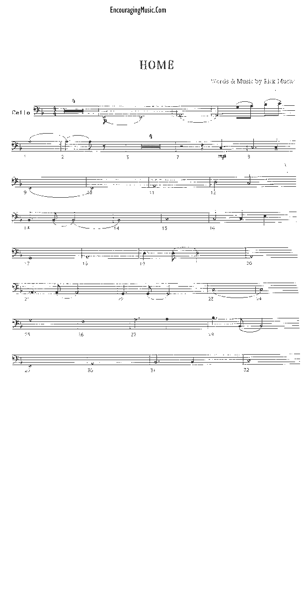 Home Cello (Rick Muchow)