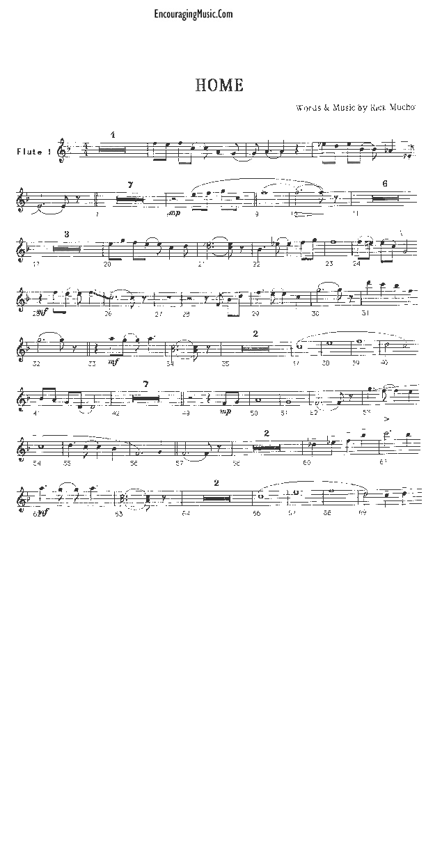 Home Flute 1/2 (Rick Muchow)