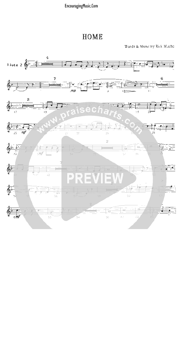 Home Flute 1/2 (Rick Muchow)