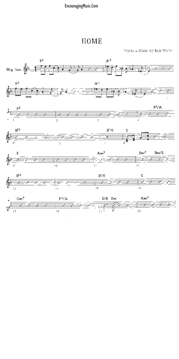 Home Percussion (Rick Muchow)