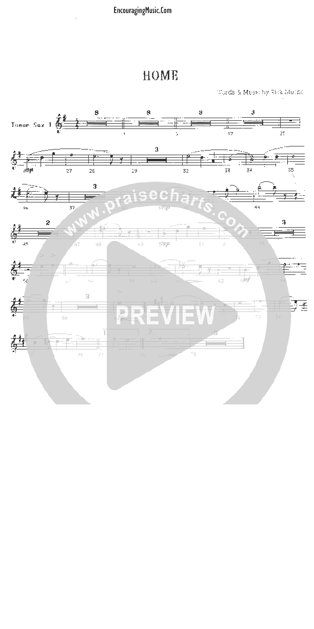 Home Tenor Sax 1/2 (Rick Muchow)