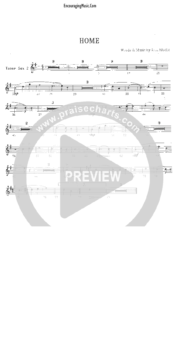 Home Tenor Sax 1/2 (Rick Muchow)