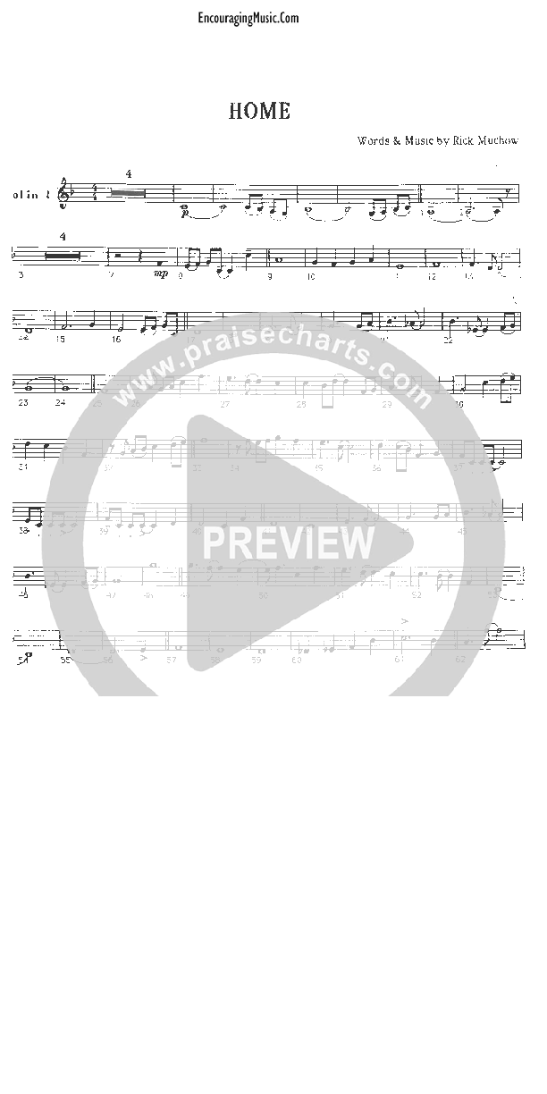 Home Violin 1 (Rick Muchow)