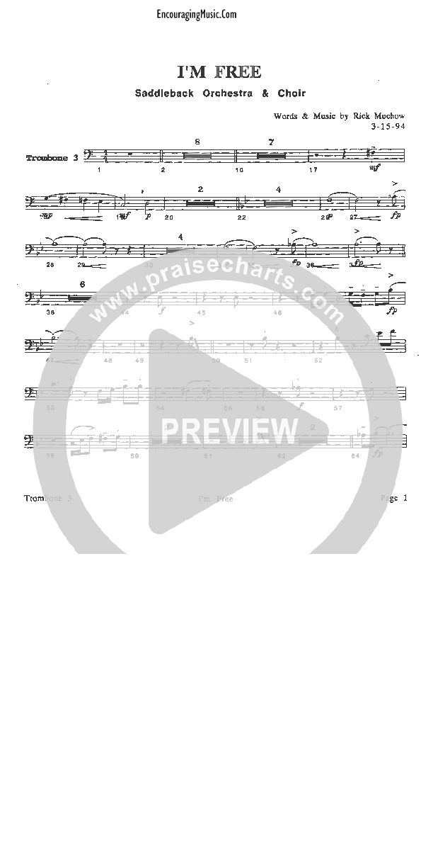 I'm Free Trombone 3 (Rick Muchow)