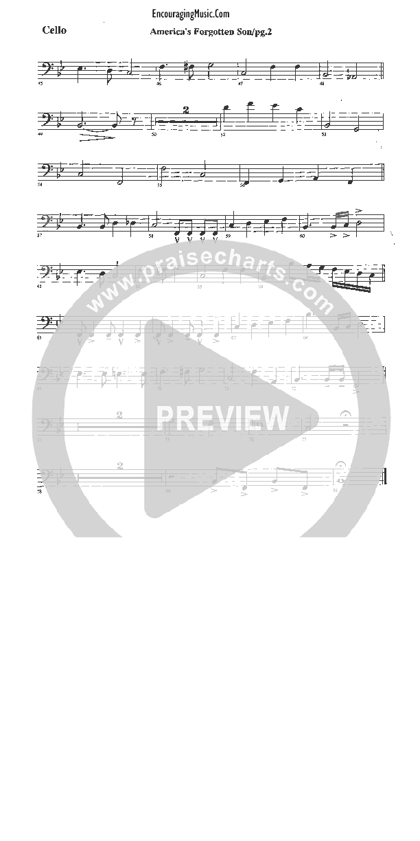 America's Forgotten Son Cello (Rick Muchow)