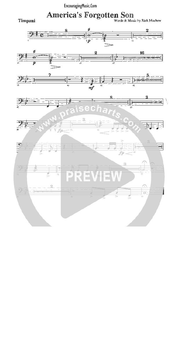 America's Forgotten Son Timpani (Rick Muchow)