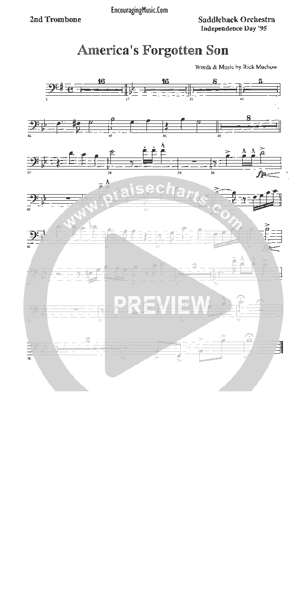 America's Forgotten Son Trombone 2 (Rick Muchow)