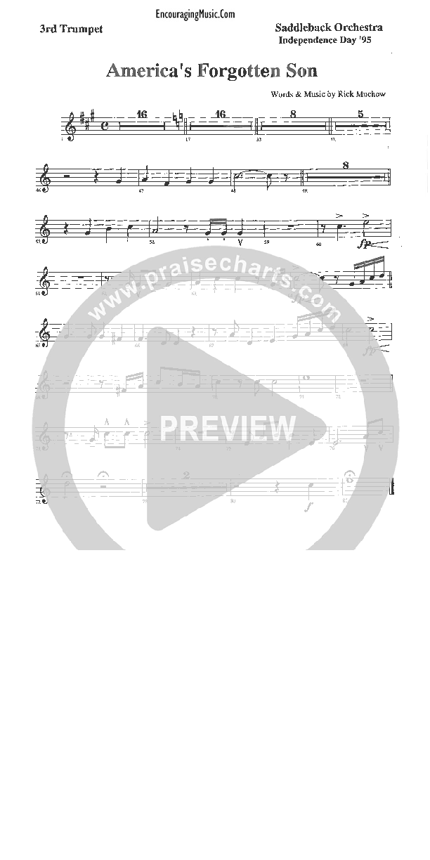America's Forgotten Son Trumpet 3 (Rick Muchow)