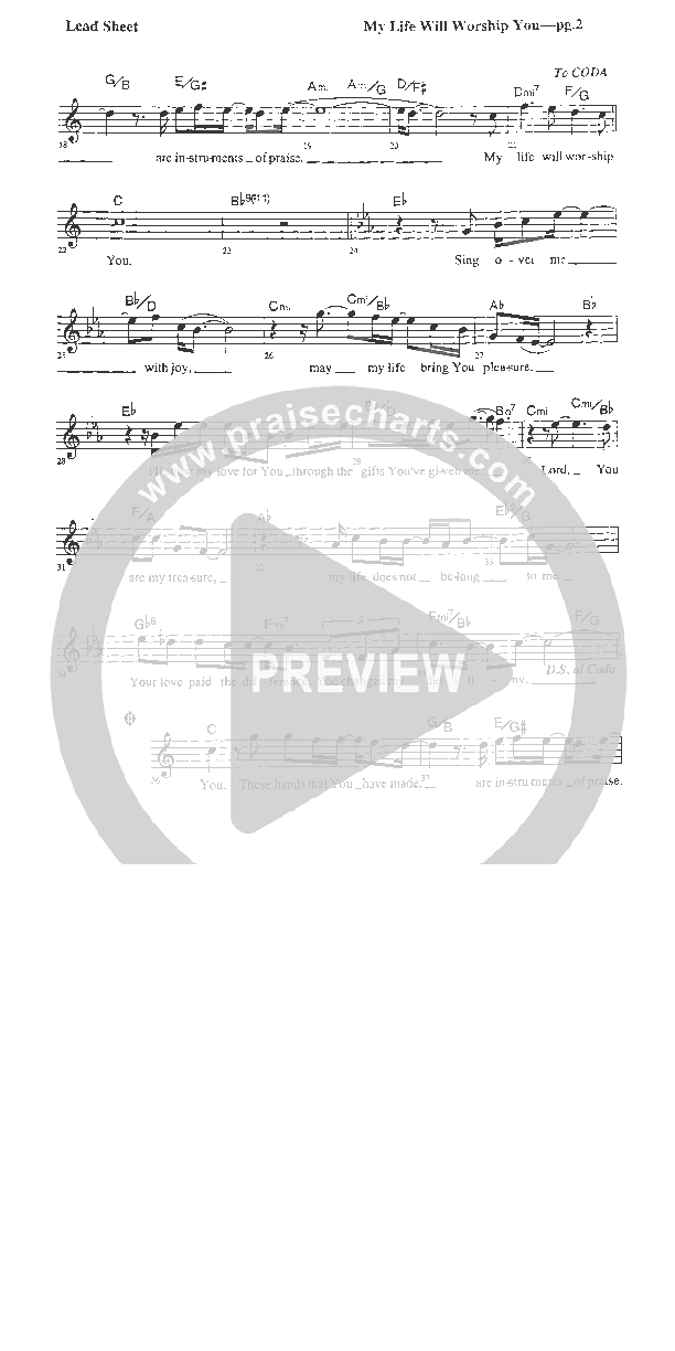 My Life Will Worship You Orchestration (Rick Muchow)