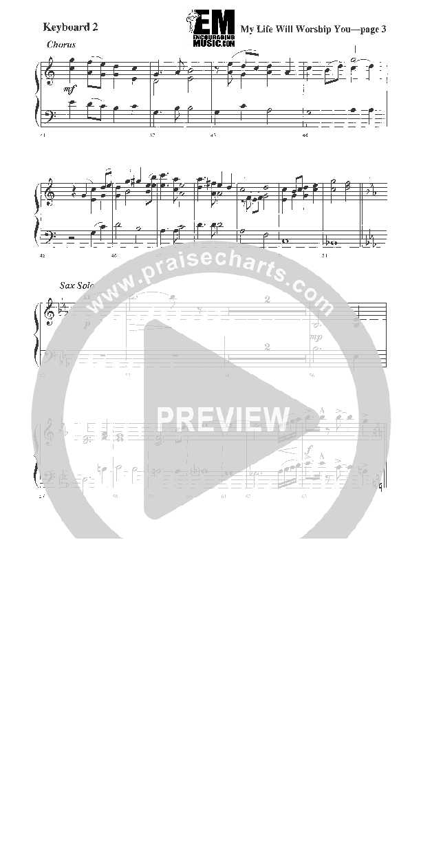 My Life Will Worship You Synth (Rick Muchow)