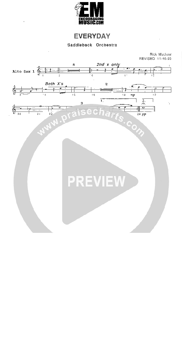 Everyday Alto Sax 1/2 (Rick Muchow)