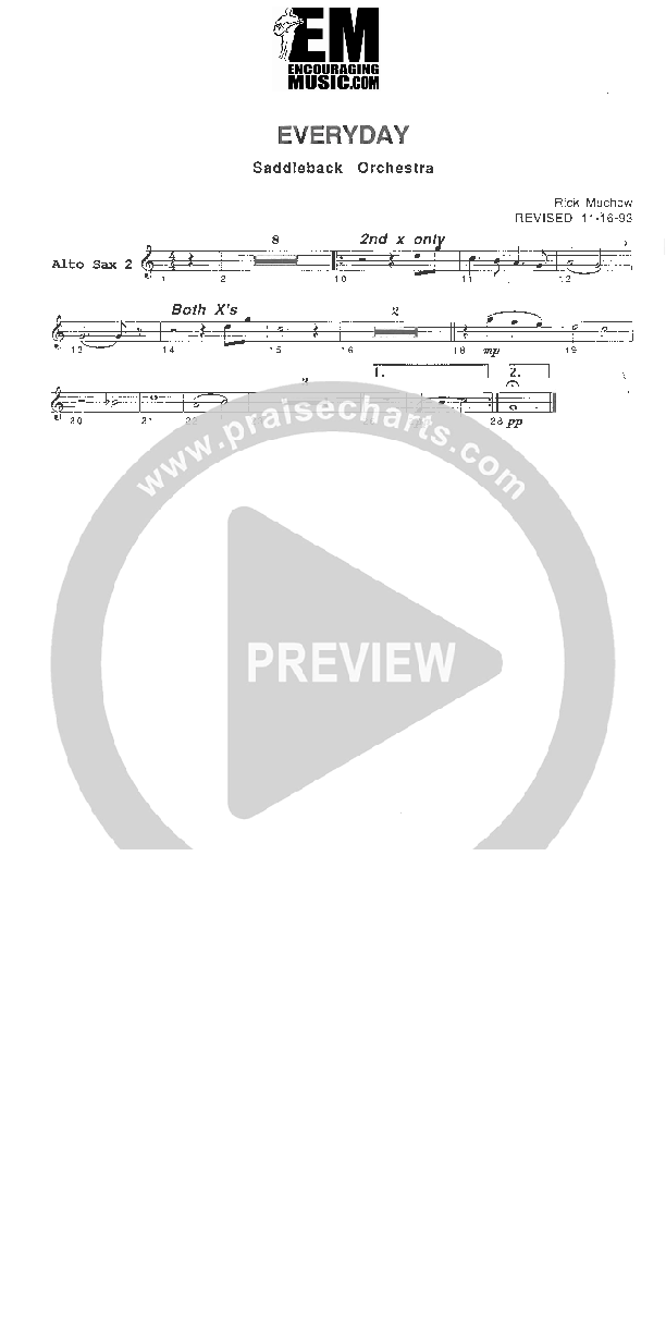 Everyday Alto Sax 1/2 (Rick Muchow)