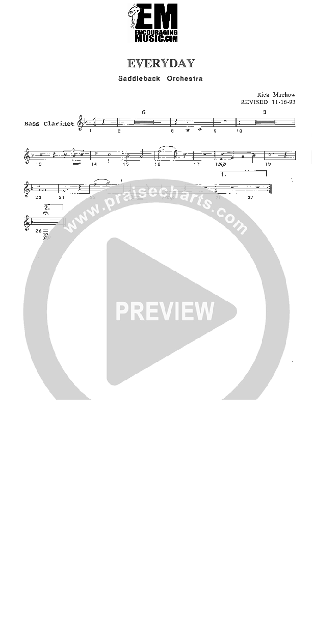 Everyday Bass Clarinet (Rick Muchow)