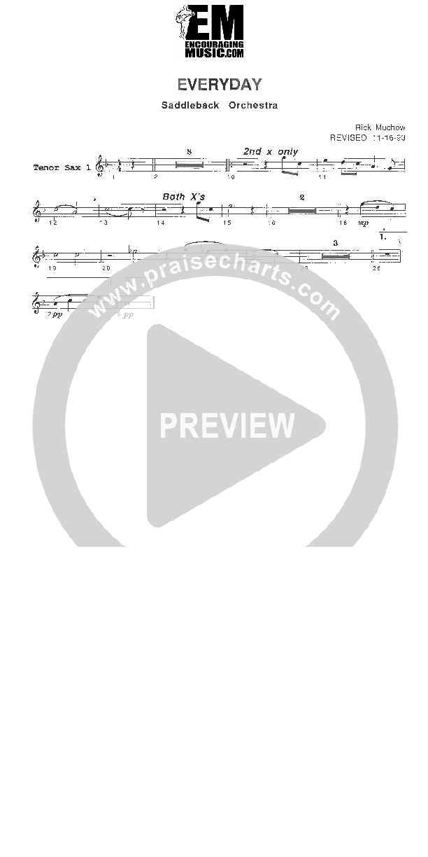 Everyday Tenor Sax 1/2 (Rick Muchow)