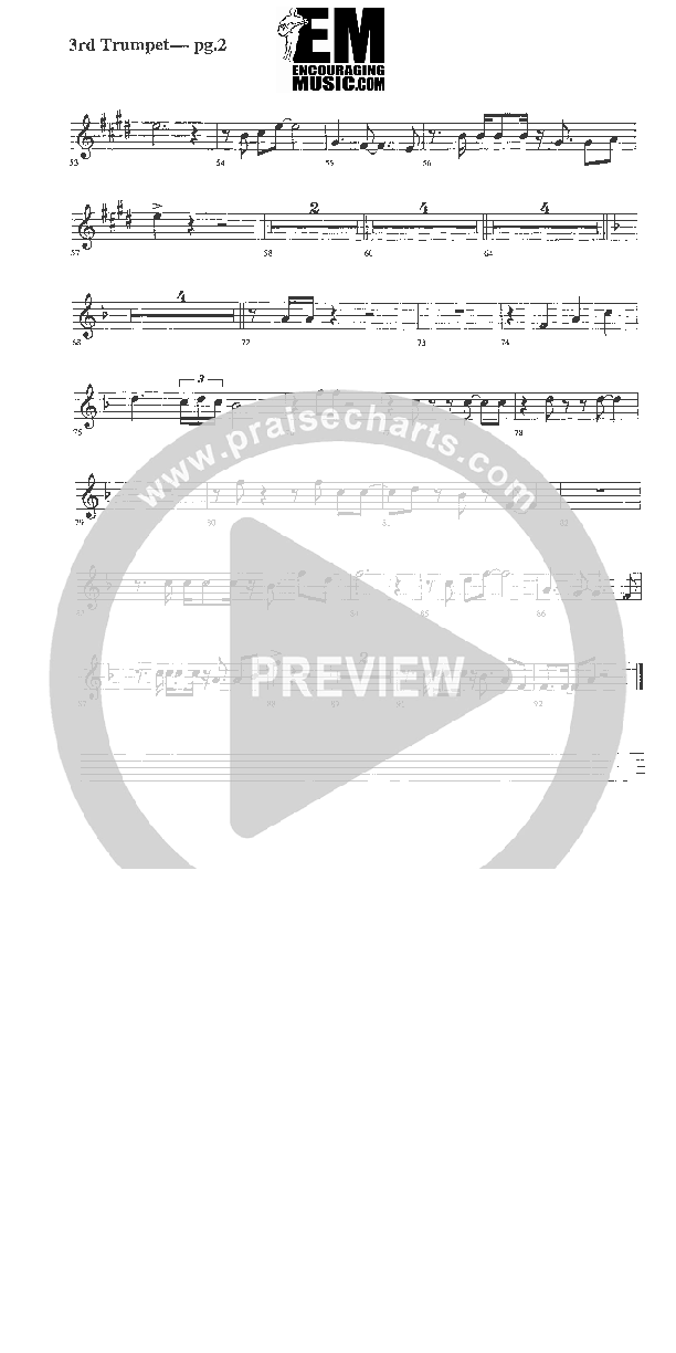 For I Know Trumpet 3 (Rick Muchow)