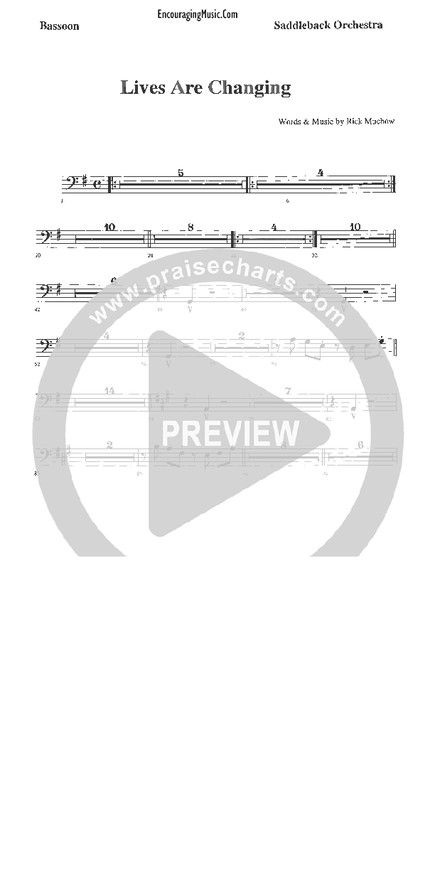 Lives Are Changing Bassoon (Rick Muchow)