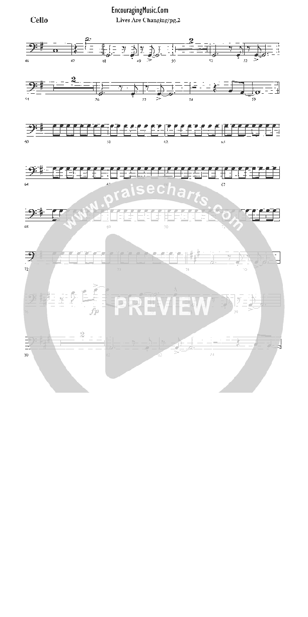 Lives Are Changing Cello (Rick Muchow)