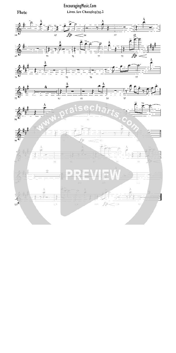 Lives Are Changing Flute 1/2 (Rick Muchow)