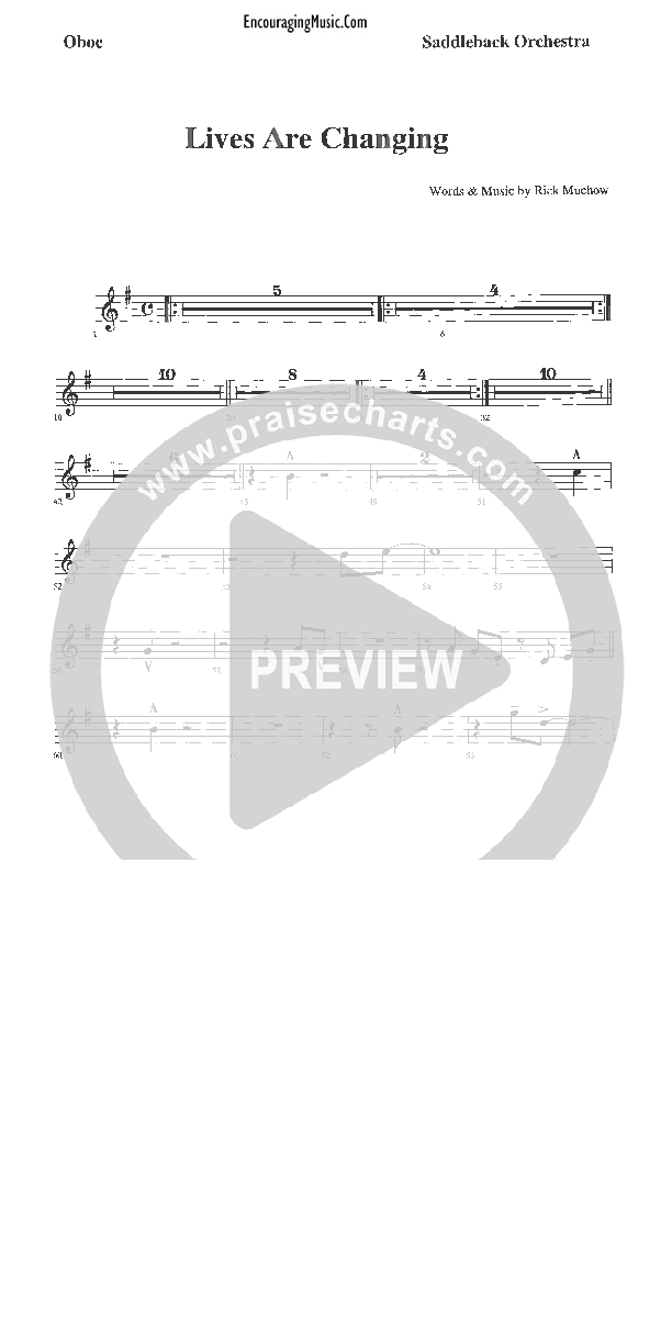 Lives Are Changing Oboe (Rick Muchow)