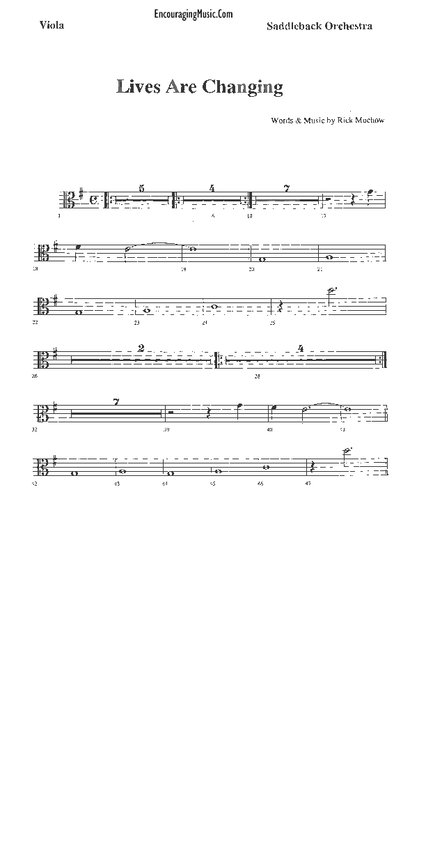 Lives Are Changing Viola (Rick Muchow)
