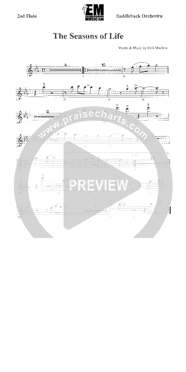 Seasons of Life Flute 1/2 (Rick Muchow)