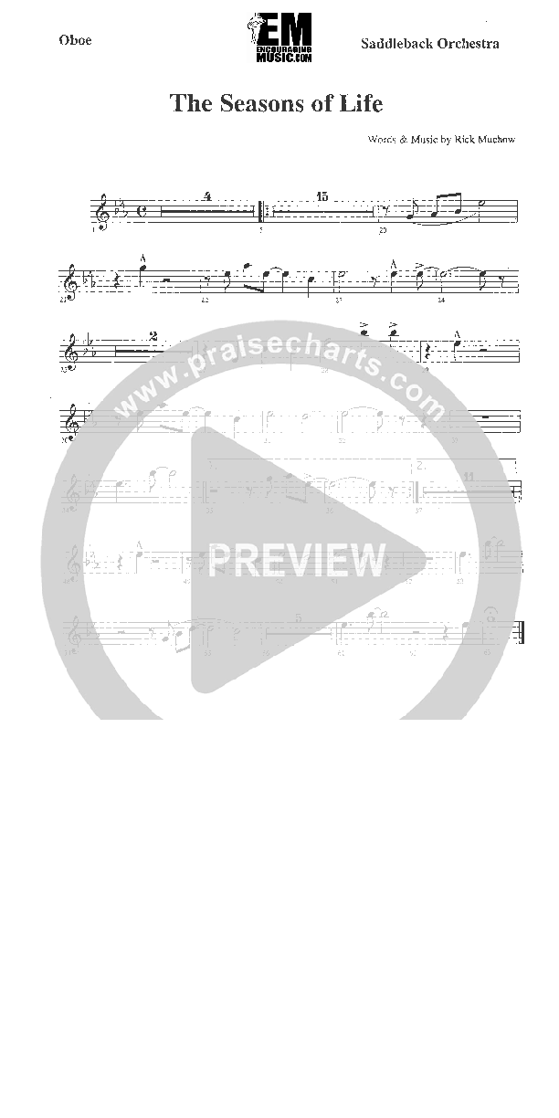 Seasons of Life Oboe (Rick Muchow)