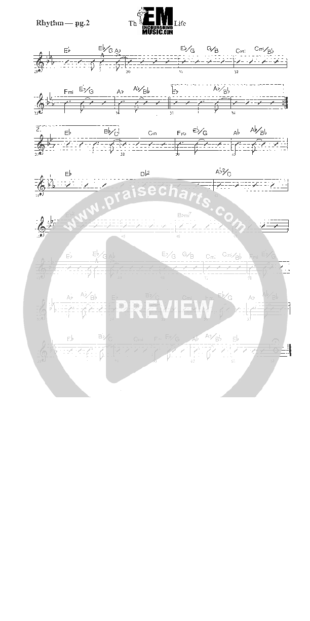 Seasons of Life Rhythm Chart (Rick Muchow)