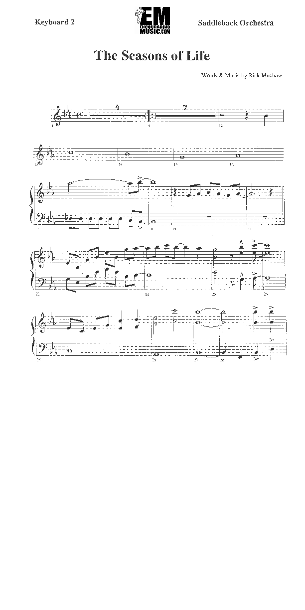 Seasons of Life Synth (Rick Muchow)