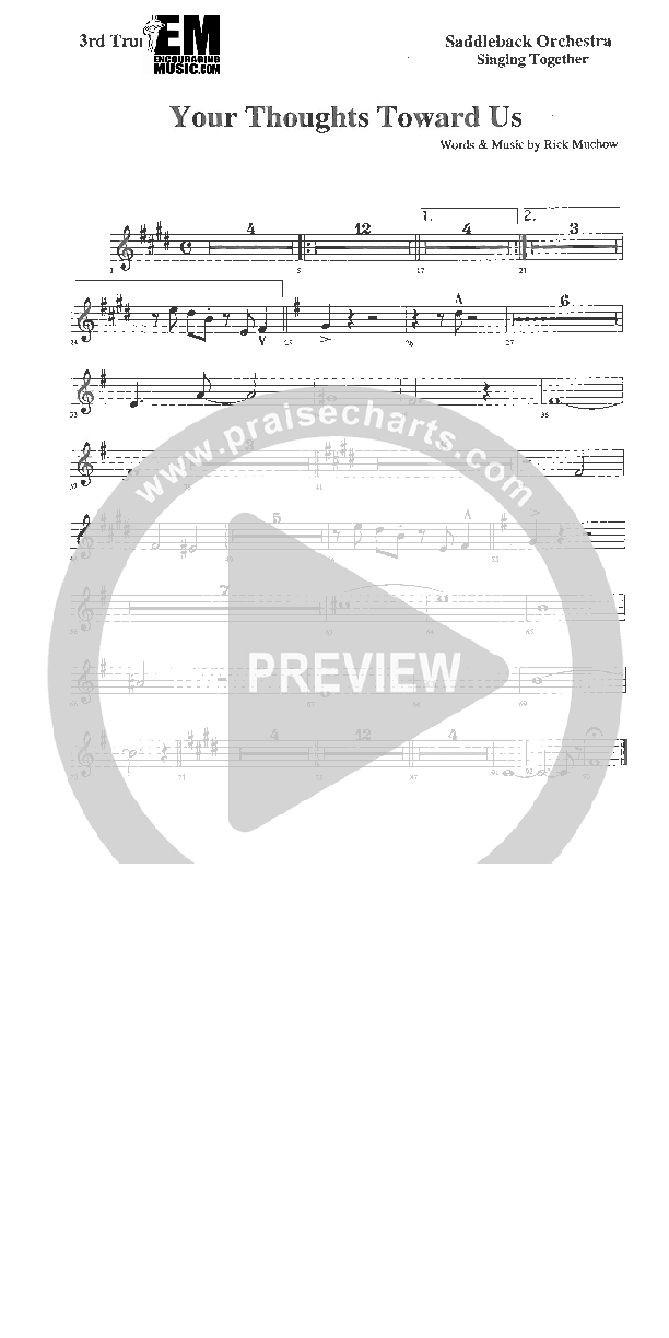 Your Thoughts Towards Us Trumpet 3 (Rick Muchow)