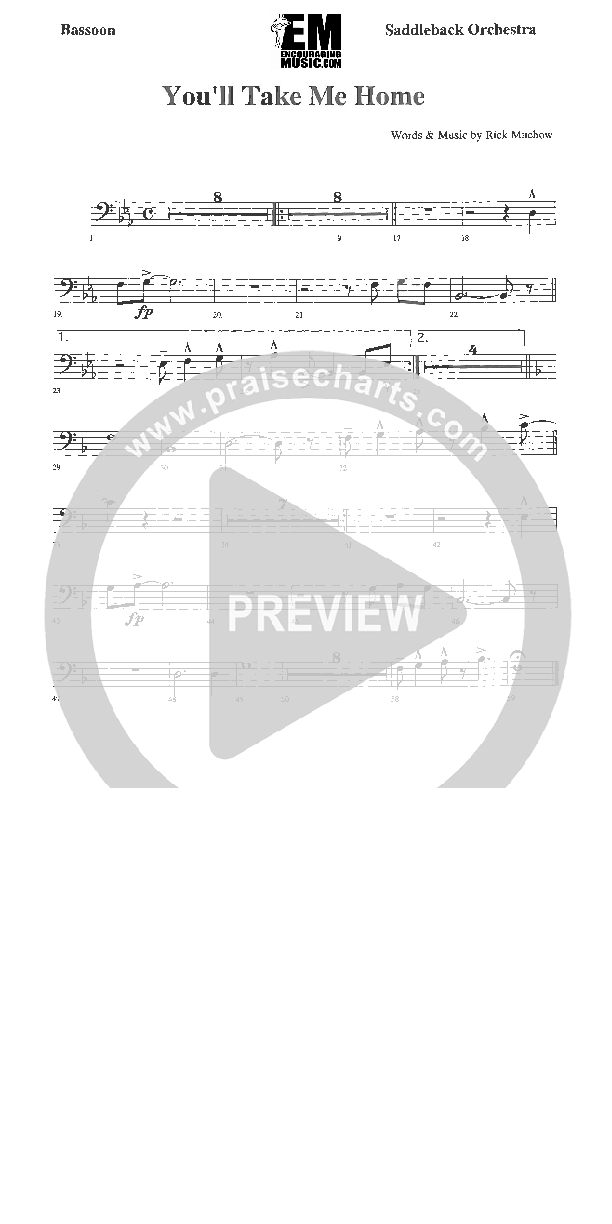 You'll Take Me Home Bassoon (Rick Muchow)