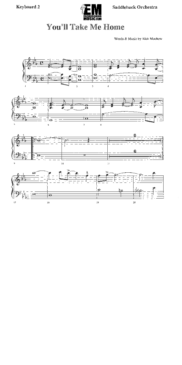 You'll Take Me Home Synth (Rick Muchow)