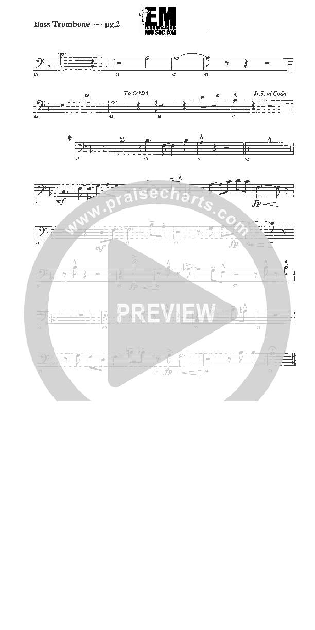 The Lord Has Made Me Glad Bass Trombone (Rick Muchow)