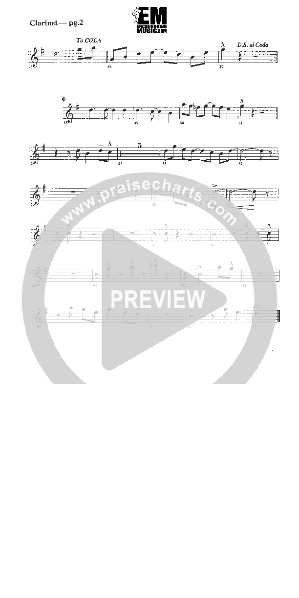 The Lord Has Made Me Glad Clarinet (Rick Muchow)