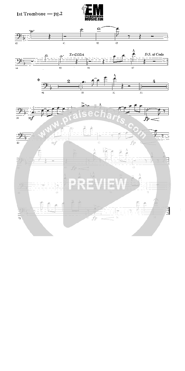 The Lord Has Made Me Glad Trombone 1 (Rick Muchow)