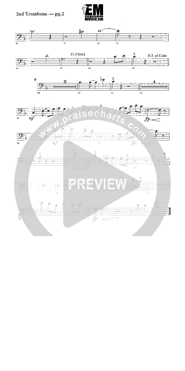 The Lord Has Made Me Glad Trombone 2 (Rick Muchow)