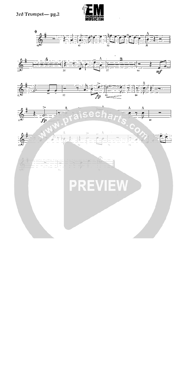 The Lord Has Made Me Glad Trumpet 3 (Rick Muchow)