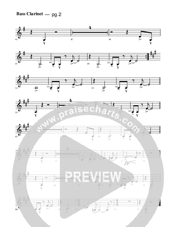 Jesus Is Coming Bass Clarinet (Rick Muchow)